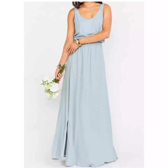 Show Me Your Mumu Silver Sage Crisp Kendall Maxi Dress Women's Size Small - Picture 1 of 9